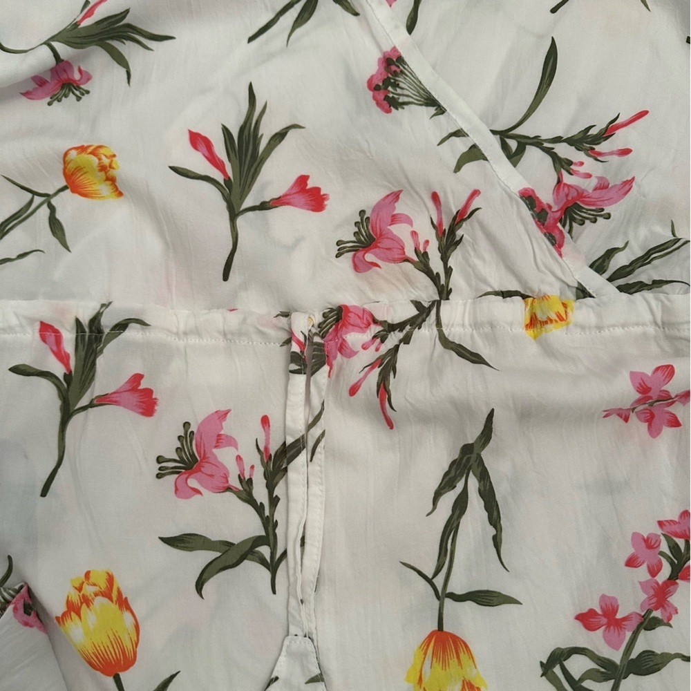 Piyama Harper White Floral Romper Size L (#2) - Picture 4 of 11